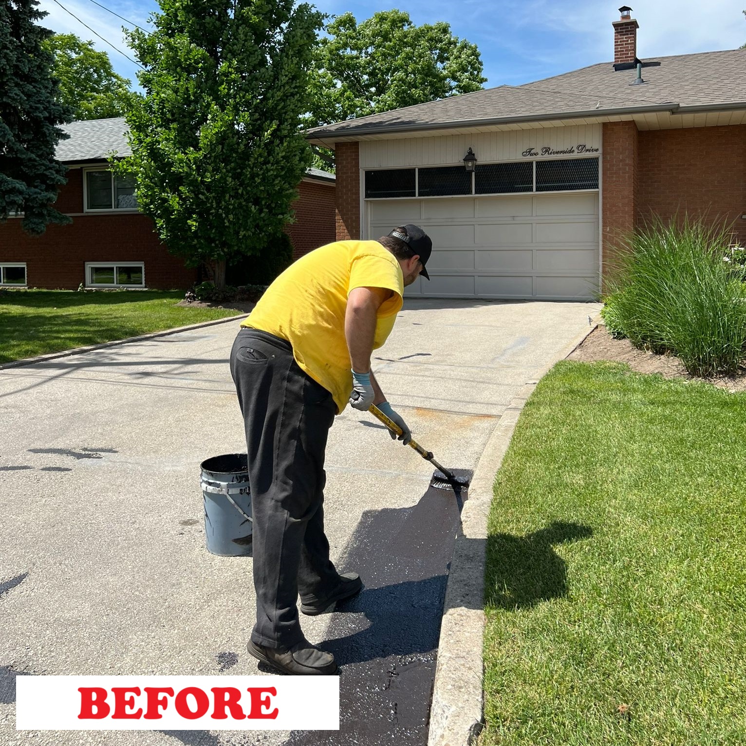 asphalt sealing