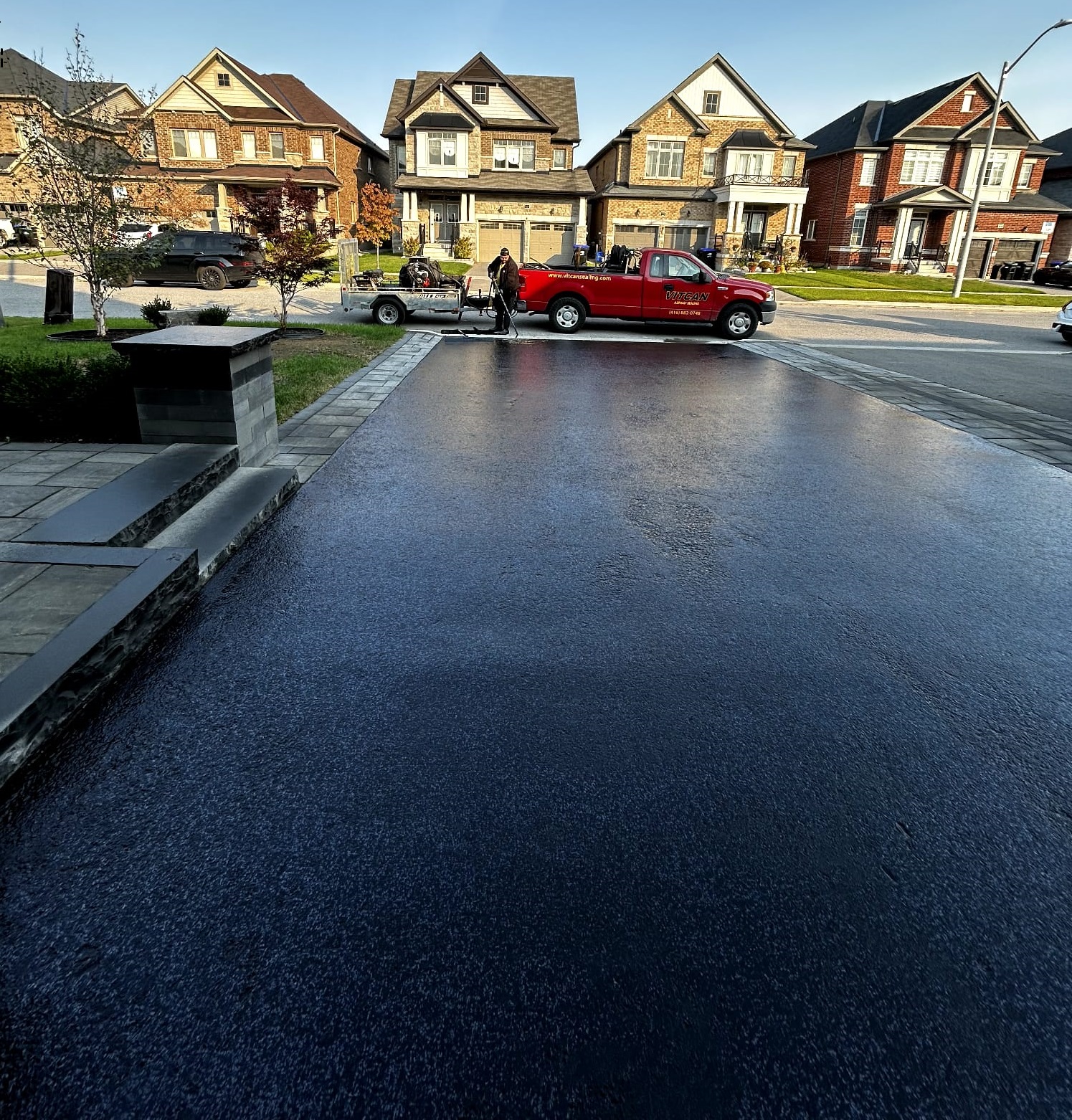 asphalt sealing